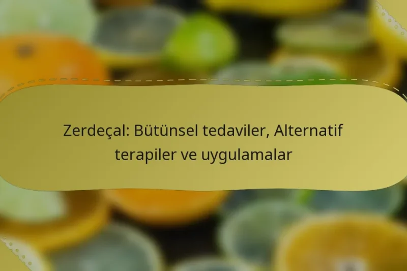 Zerdeçal: Bütünsel tedaviler, Alternatif terapiler ve uygulamalar